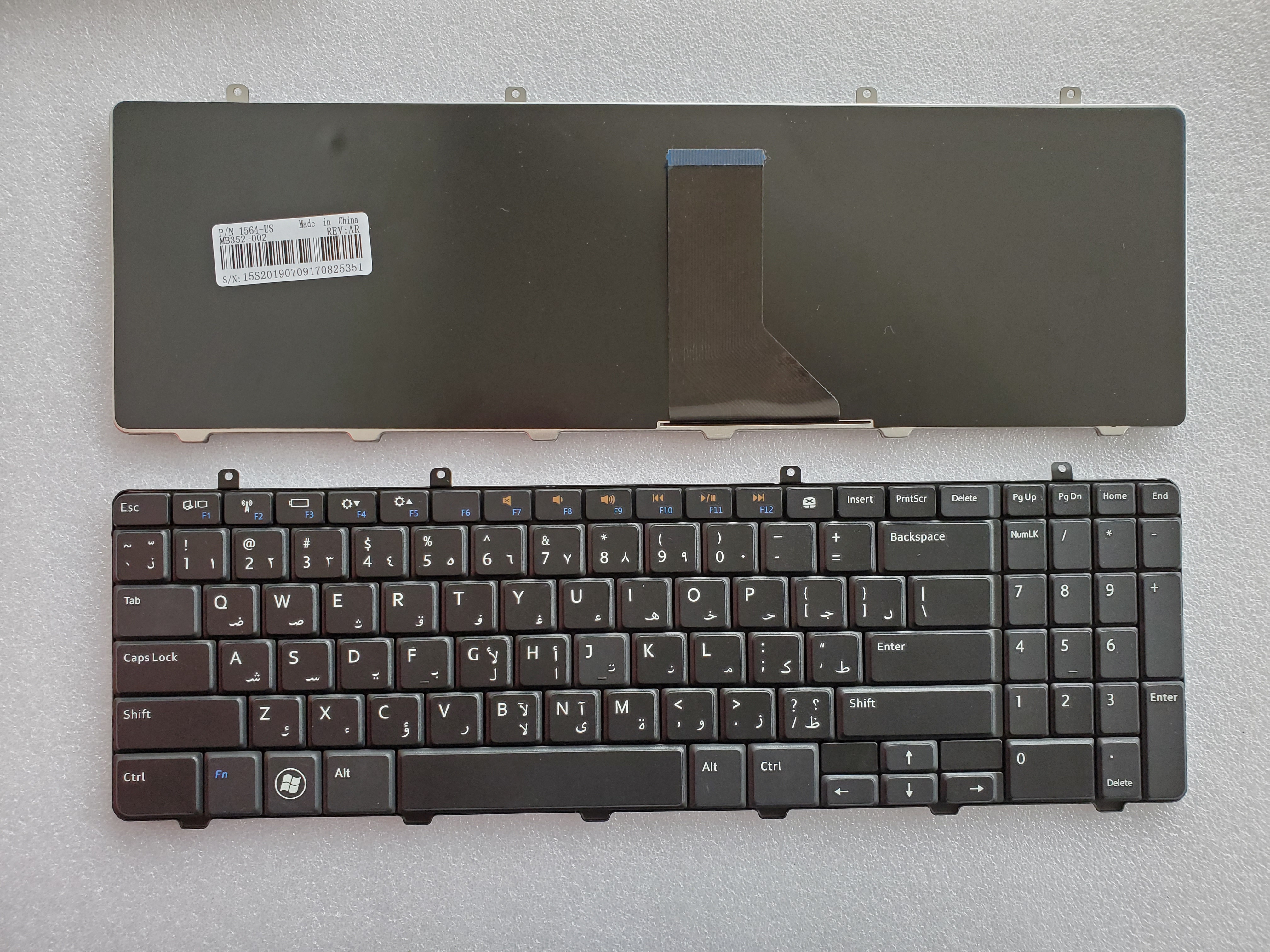 Picture of New Replacement Laptop Keyboard For DELL 1564 BLACK (OEM) AR Layout